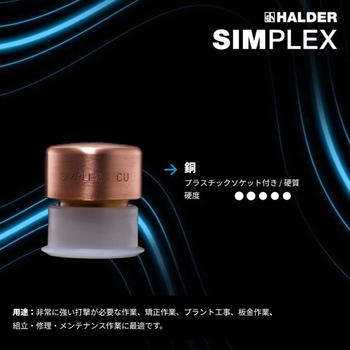 シンプレックス用インサート 銅 Roemheld Halder(ロームヘルド・ハルダー)