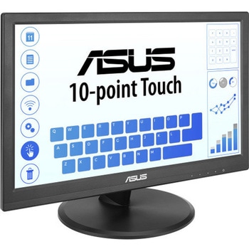 液晶モニタ 15.6インチ タッチモニター (10点マルチタッチ対応、IPS、広視野角、フレームレス、フリッカーフリーテクノロジー、ブルーライト軽減機能、HDMI、Windows 11対応) VT169HE ASUS(エイスース)
