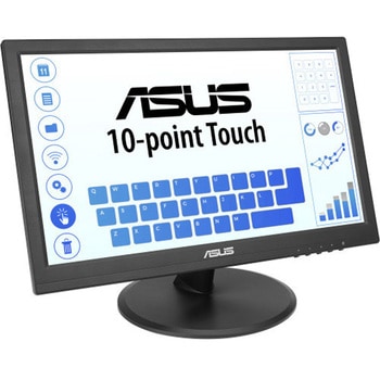 液晶モニタ 15.6インチ タッチモニター (10点マルチタッチ対応、IPS、広視野角、フレームレス、フリッカーフリーテクノロジー、ブルーライト軽減機能、HDMI、Windows 11対応) VT169HE ASUS(エイスース)