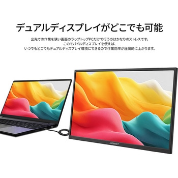 ディスプレイ21.5型/1920×1080/miniHDMI×1、USB-C×2/ブラック/スピーカー有/2年保証 JAPANNEXT