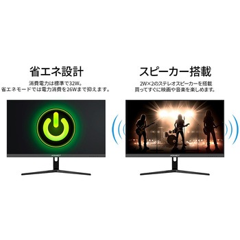 ディスプレイ28型/3840×2160/HDMI×2、DP×2/ブラック/スピーカー有/2年保証 JAPANNEXT