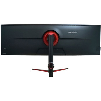 ディスプレイ49型/5120×1440/HDMI×2、DP×1、USB-C×1/ブラック/スピーカー有/2年保証 JAPANNEXT