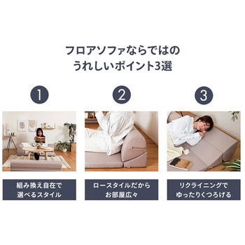 フロアソファ 3点セット セルタン