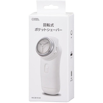 ポケットシェーバー 電池式 オーム電機