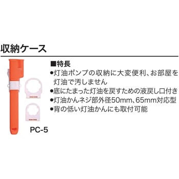 灯油ポンプ収納ケース 工進 ポンプ用収納用品 通販モノタロウ Pc 5