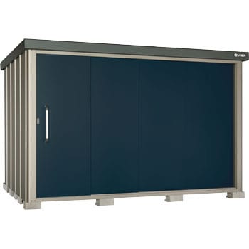 【本州四国配送商品】サンキン物置 SK8-180 W3000mm×D2000mm×H1940mm扉色ギングロ 3枚扉 棚板別 農具収納 収納庫 倉庫 DIY 格安 送料無料 物置 サンキン sk8－180の通販