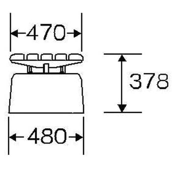 YB-109L-CC ベンチ YB-109L-CC 1500(背なし) 山崎産業(CONDOR