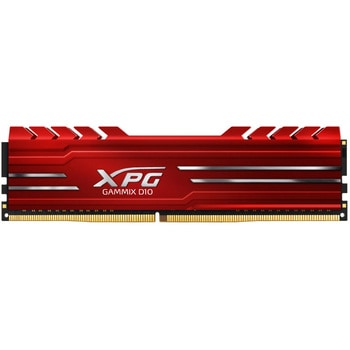 増設ゲーミングメモリ デスクトップpc用 Xpg Gammix D10 レッド Ax4ug16 Dr10 Dimm Ddr4 16gb 2枚 Adata メモリ 通販モノタロウ Ax4ug16dr10