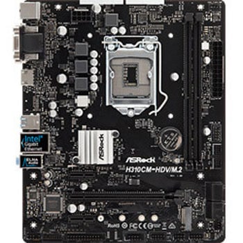 ASRock H310CM-HDVM.2 マザーボードＣＰＵ メモリー16G付き H310CM-HDV/M.2 マザーボード CPU・メモリ16GB搭載 ASRock