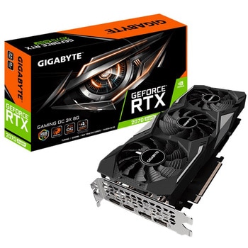 GVN207SGAMINGOC8GD GIGABYTE GAMING シリーズ NVIDIA RTX 2070 Super 搭載 WINDFORCE  3X ファン モデル GV-N207SGAMING OC-8GD GV-N207SGAMING OC-8GD 1個 GIGABYTE(ギガバイト)  【通販モノタロウ】