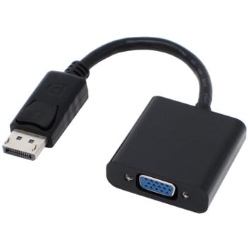 AMCDPVGA AMC-DPVGA DisplayPort-VGA変換ケーブル ブラック [0.2m