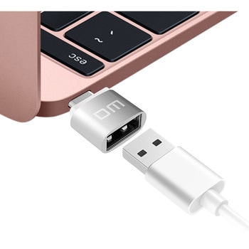 [USB-C オス→メス USB-A]2.0変換アダプタ U20CA-MFADT アイネックス
