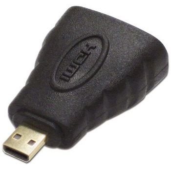 ADV-202 HDMI変換・延長プラグ Ainex ブラック [HDMI⇔MicroHDMI] アイネックス
