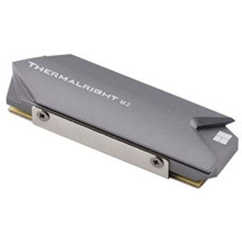 ヒートシンク+サーマルパッド TR-M.2 2280 グレー サーマルライト