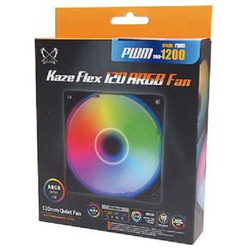 ケースファン KAZE FLEX 120 ARGB PWM 1200RPM サイズ