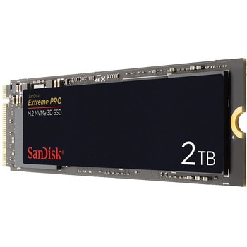 SDSSDXPM22T00J25 SanDisk エクストリーム プロ M.2 NVMe 3D ソリッドステート ドライブ 2TB SDSSDXPM2- 2T00-J25 SDSSDXPM2-2T00-J25 1個 SanDisk(サンディスク) 【通販モノタロウ】