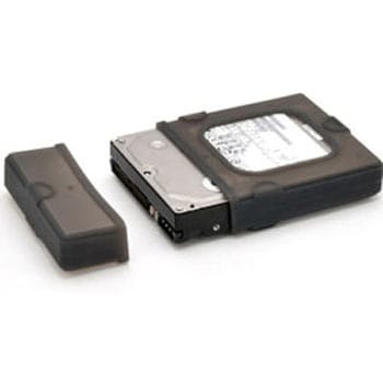 3.5インチHDD用セパレートタイプシリコンカバー「裸族のボディコン」 CRBC35-BK(ブラック) センチュリー