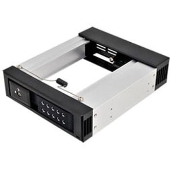 iStarUSA 1ベイリムーバブルラック 薄型HDD対応モデル BPN-DE110SSR-BK センチュリー