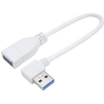 USB3ACA20LL 0.2m[USB-A オス→メス USB-A]3.0ケーブル 左L型 USB3A