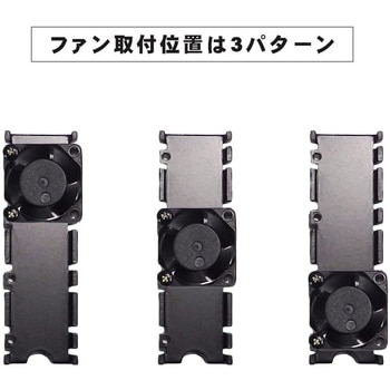長尾製作所 ファン付M.2 SSD用ヒートシンク 長尾製作所