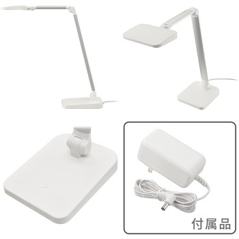 LEDデスクライト 調光式 Ra93 JIS A形準拠 昼光色タイプ オーム電機