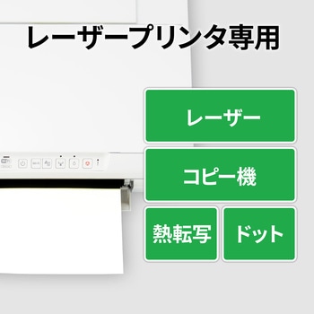 屋外でも使えるサインラベルシール レーザープリンタ専用 フィルムラベル 再生PET エーワン(ラベル)