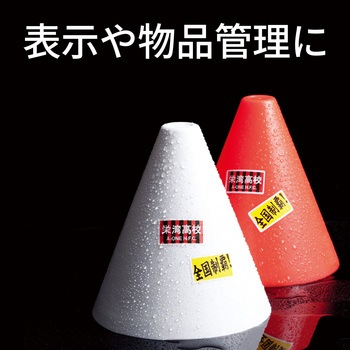 屋外でも使えるサインラベルシール レーザープリンタ専用 フィルムラベル 再生PET エーワン(ラベル)
