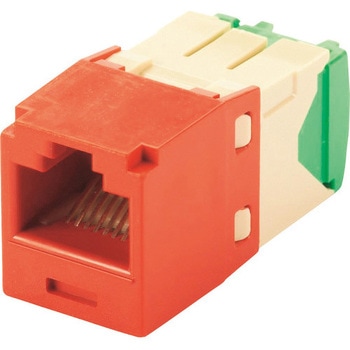 カテゴリ6 RJ45モジュラージャック UTP 28・30AWG TGタイプ 赤 CJT688TGRD PANDUIT(パンドウイット)