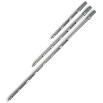 アルミ 粉末用 スロットサンプラー 直径25mm 1000mm長 マクセル