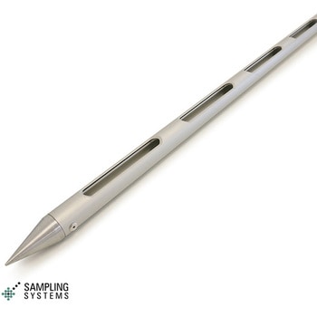 アルミ 粉末用 スロットサンプラー 直径25mm 1000mm長 マクセル