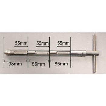 ステンレス 粉末用 ポケットサンプラー 300mm長 直径25mm マクセル