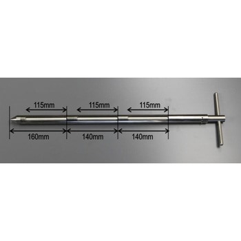 ステンレス 粉末用 ポケットサンプラー 600mm長 直径25mm マクセル