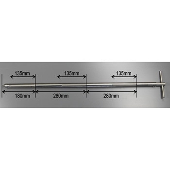 ステンレス 粉末用 ポケットサンプラー 900mm長 直径25mm マクセル