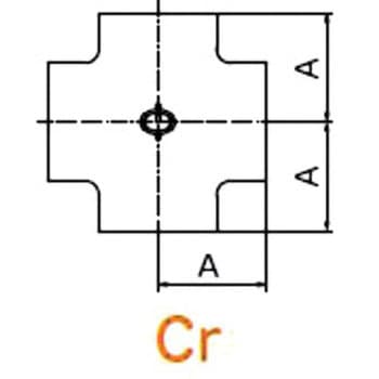 クロス ねじ込み式可鍛鋳鉄製管継手(コート) リケン