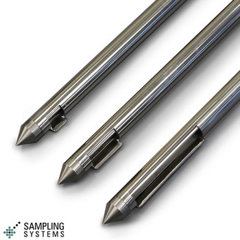 ステンレス 粘性粉末用サンプラー 容量25ml 1000mm長 マクセル
