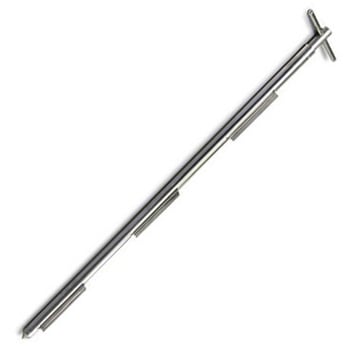 ステンレス 粘性粉末用スロットサンプラー 容量190ml 1000mm長 マクセル