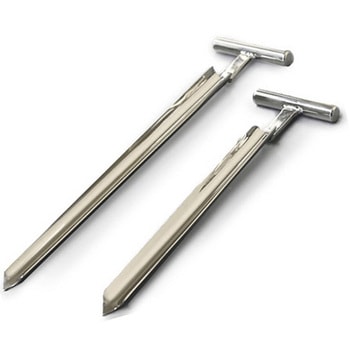 ステンレス 半固形用ミニ(芯抜き)サンプラー 235mm マクセル