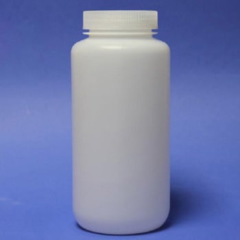 液体用・粉末用 蓋付き口広ボトル(白色) 1000ml マクセル