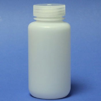 液体用・粉末用 蓋付き口広ボトル(白色) 250ml マクセル