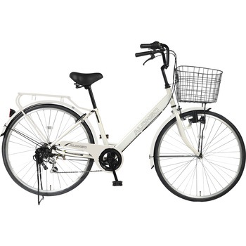防災サイクル 26型6段変速付き ノンパンク シティサイクル 【完成組立品】 東部