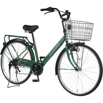 防災サイクル 26型6段変速付き ノンパンク シティサイクル 【完成組立品】 東部