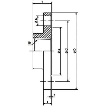 鋳鉄製合フランジ5K (コート) リケン コート継手 【通販モノタロウ】