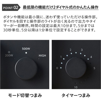 フラット電子レンジ ツインバード