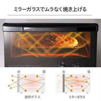 ミラーガラスオーブントースター ツインバード