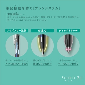 3色ボールペン ブレン ゼブラ