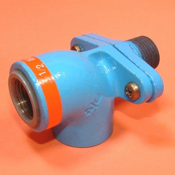 給水栓背座付径違いエルボ RCF-KZ型(器具接続用異種金属接触防止形) ねじ込み式管端防食管継手 リケン