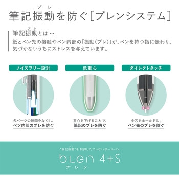 多機能ペン ブレン4色ボールペン+シャープペン ゼブラ