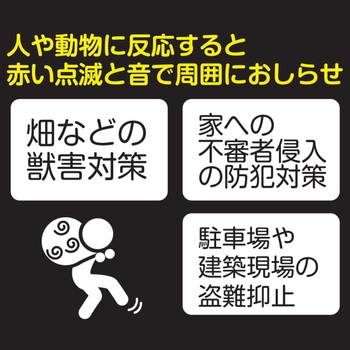 人感ソーラー防犯アラーム ビビラス 平城商事