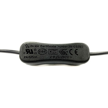 スイッチ付き中継ケーブル 5.5mm×2.1mm ACアダプター用 bitstrong