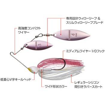 ジャングルウォーカーミニ 1/2ozダブルウィローリーフ EverGreen INTERNATIONAL